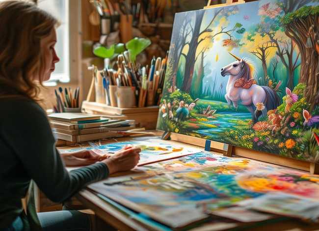 怎样画故事绘画作品，怎样画故事绘画作品图片