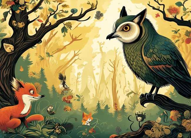 寓言故事画大全 寓言故事绘画大全集