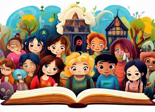 故事儿童画图片 - 儿童故事手绘画图片大全