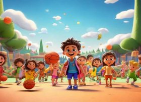 篮球故事儿童版动画；篮球幼儿故事