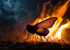 飞蛾扑火故事100字；飞蛾扑火的故事100字