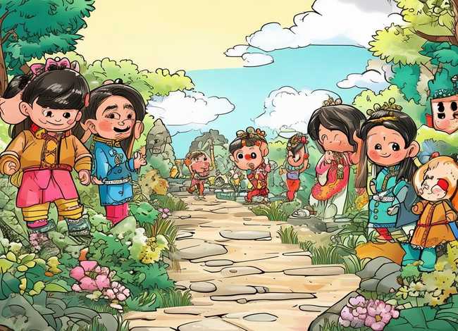 成语故事儿童画；成语故事画画大全简单漂亮