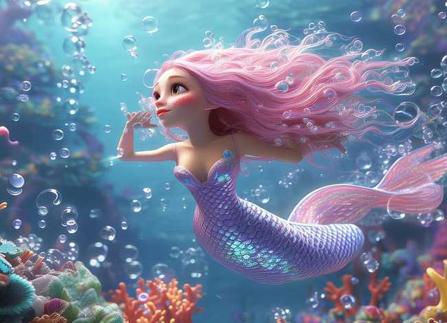 泡泡美人鱼故事中文版 - 泡泡美人鱼的故事文字版简介