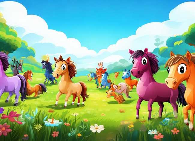 关于马的儿童动画片（关于马的儿童动画片大全）