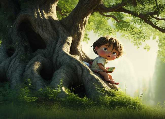 简短的儿童故事图片（年的故事简短儿童版）