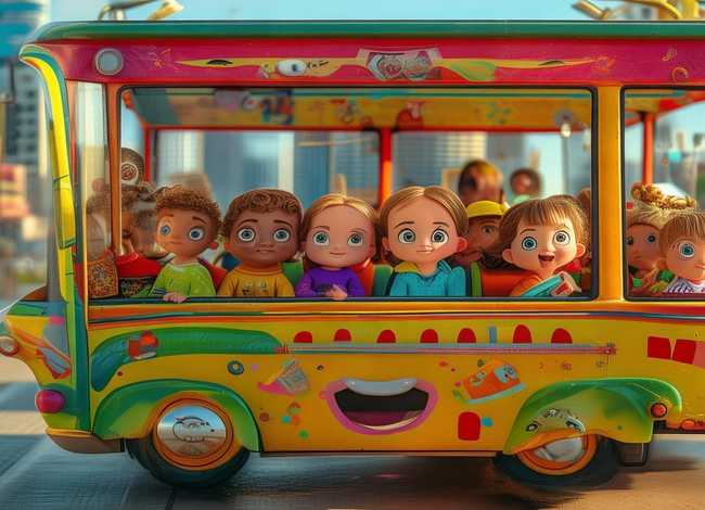 公交车儿童故事在线听 幼儿公交车的故事