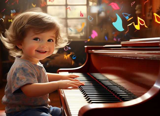 儿童钢琴图片；儿童钢琴图片高清大图