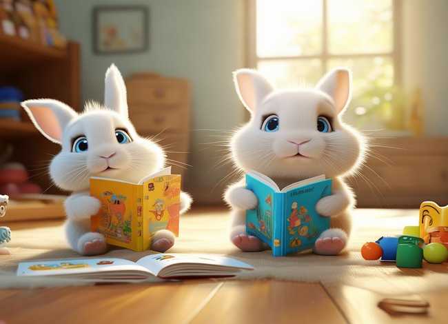 两只小兔子绘本，两只小兔子的绘本