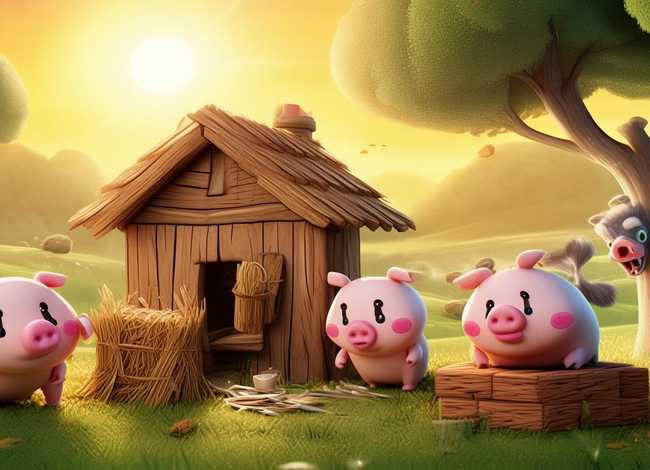 小儿故事睡前故事三只小猪、小儿故事睡前故事三只小猪打个数字