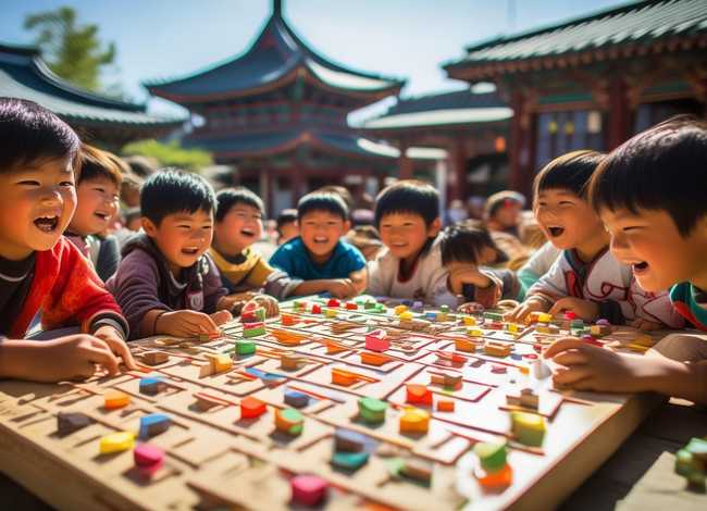 韩国儿童传统故事 - 韩国儿童传统游戏