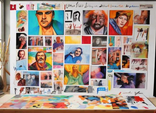 艺术家的故事手抄报，艺术家的故事手抄报模板