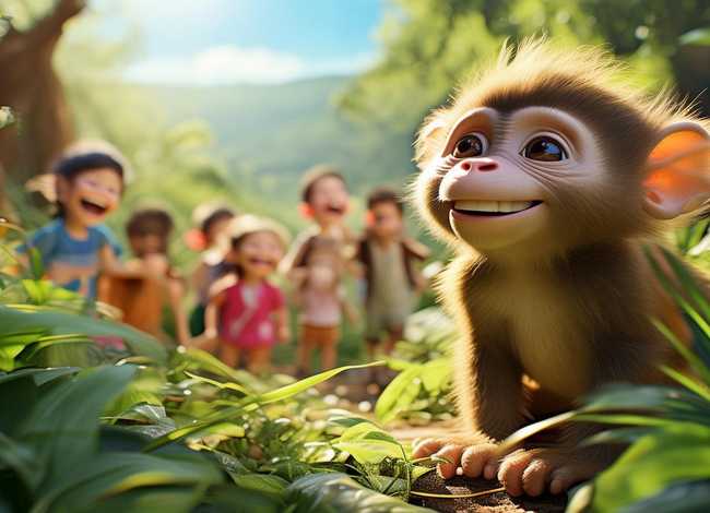 儿童猴子故事3-6岁完整版；幼儿故事猴子学样视频