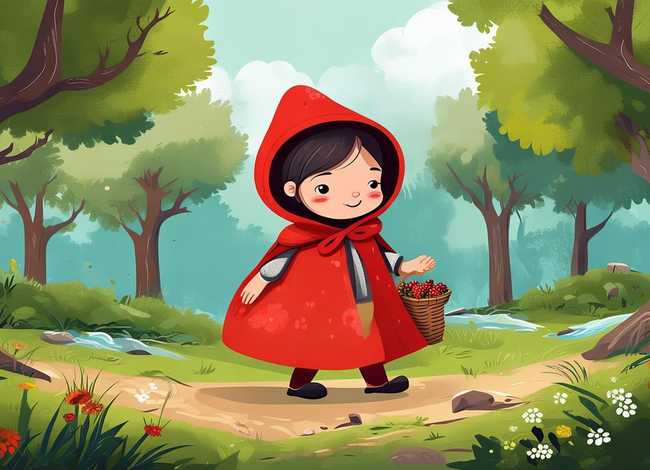 小红帽的故事简短的儿童故事（小红帽的故事简短版）