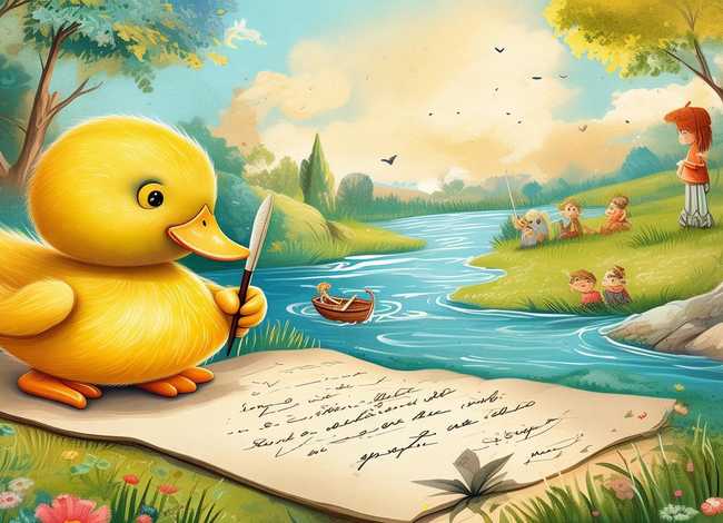 儿童故事小鸭子过河 - 小鸭子过河的故事