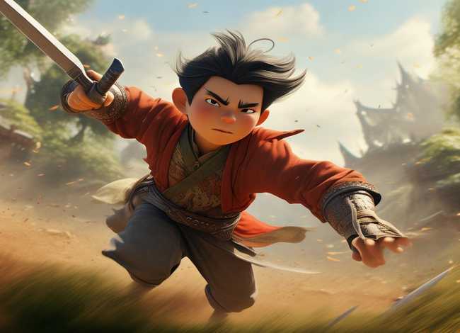 岳飞儿童故事动画；岳飞故事动画片