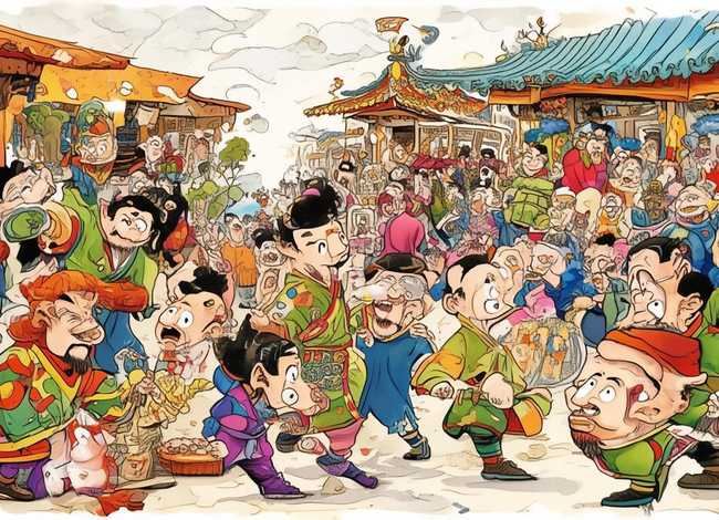 连环画民间故事搞笑（连环画民间故事搞笑图片）