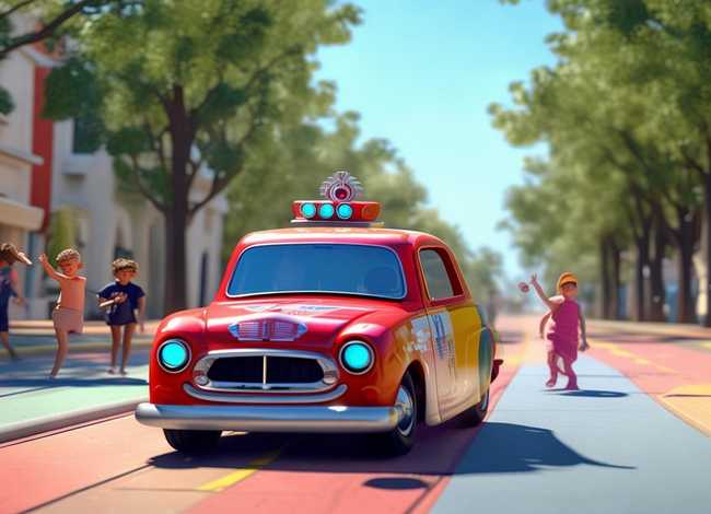 儿童故事3-6岁警车（幼儿警车故事）