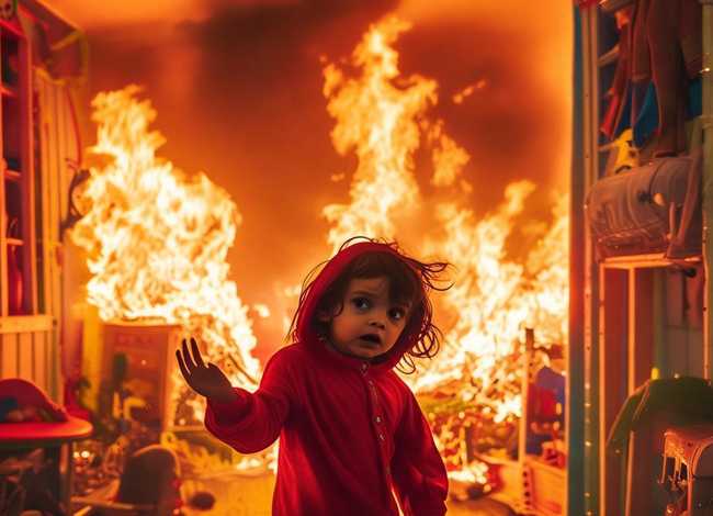 着火的儿童视频（火灾的视频 幼儿）
