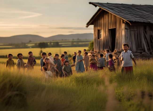 农村儿童的故事、农村的故事片儿