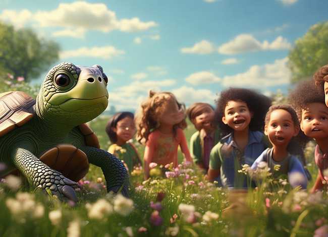 聪明的乌龟儿童小故事演讲 聪明的小乌龟讲故事比赛