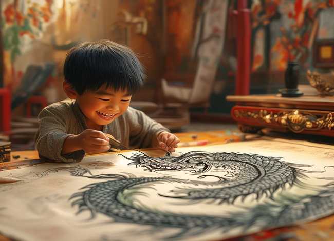 画龙点睛成语故事儿童版（画龙点睛成语故事文字版）