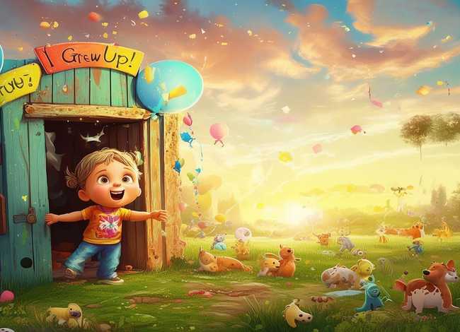 我长大了儿童故事；关于我长大了幼儿故事