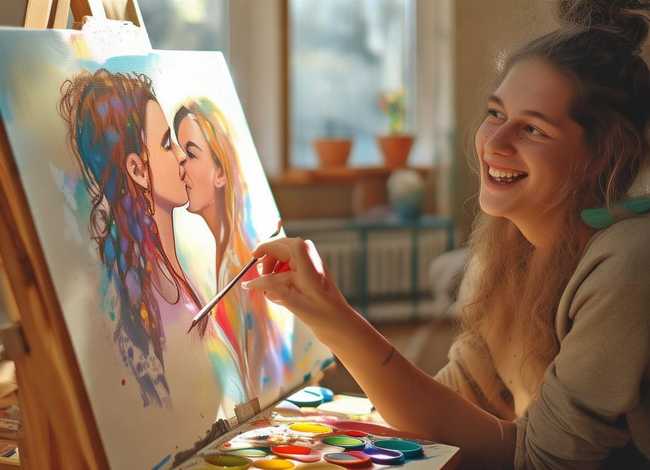 爱心故事绘画（爱心故事绘画简单教程）