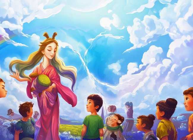 女娲补天儿童故事完整版；女娲补天少儿故事