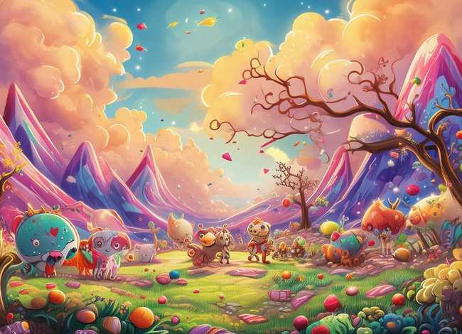 儿童故事题材美术作品、儿童故事优秀作品美术