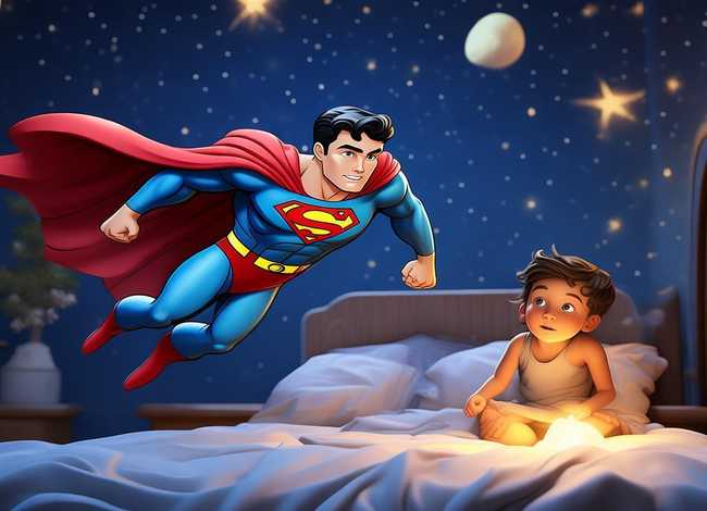 超人故事儿童睡前 - 关于超人的睡前故事