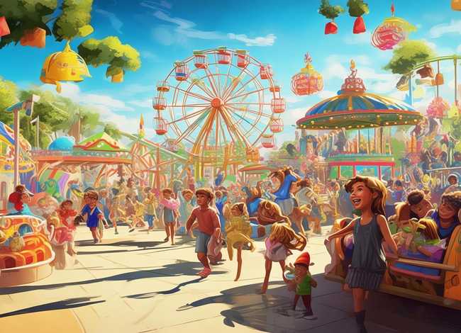 去游乐场故事，去游乐场的故事