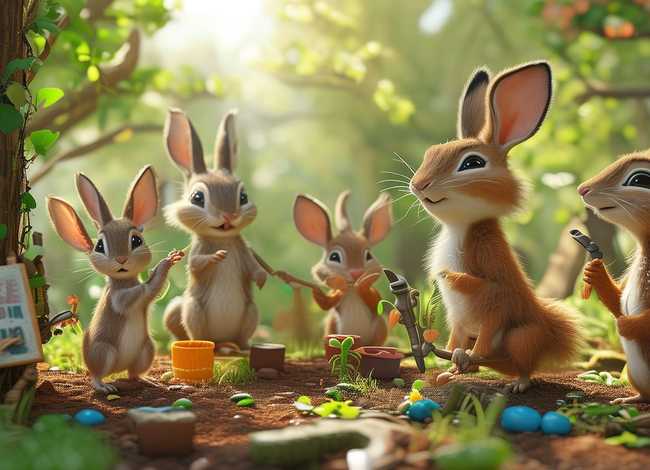 儿童故事小动物种食物（动物幼儿小故事）