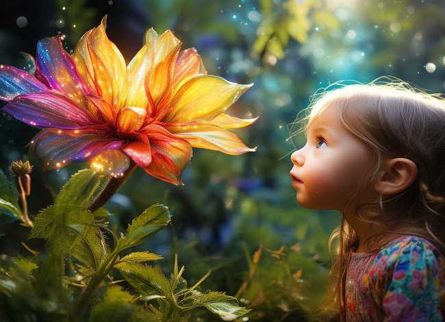 神奇的花朵儿童故事；神奇的花的故事