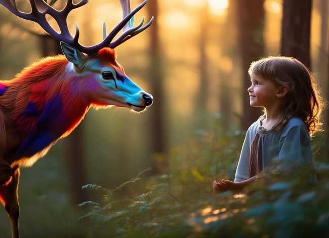 儿童故事九色鹿的故事 - 九色鹿的故事内容
