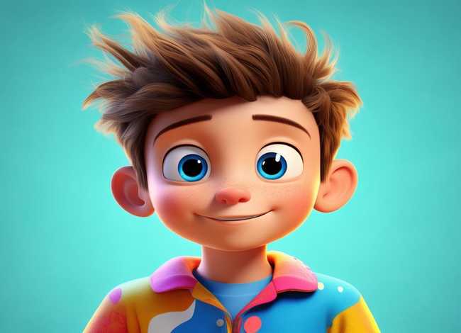 儿童动画男生，儿童动画男生头像