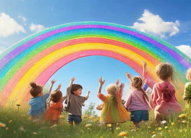 幼儿故事彩虹 - 幼儿园关于彩虹的故事