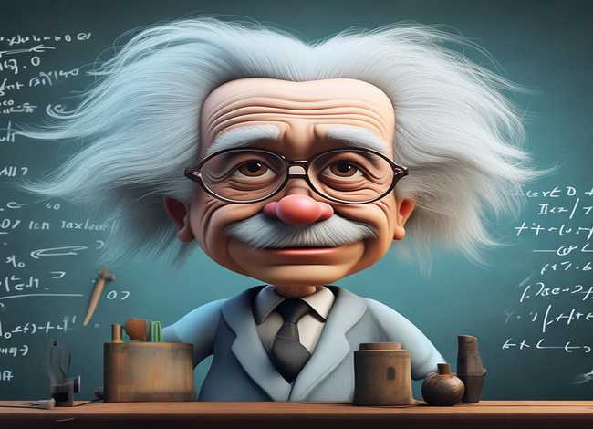 爱因斯坦简笔画图片 爱因斯坦简笔画超简单图片