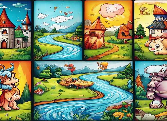 儿童画绘本故事连环画 绘本故事连环画6幅