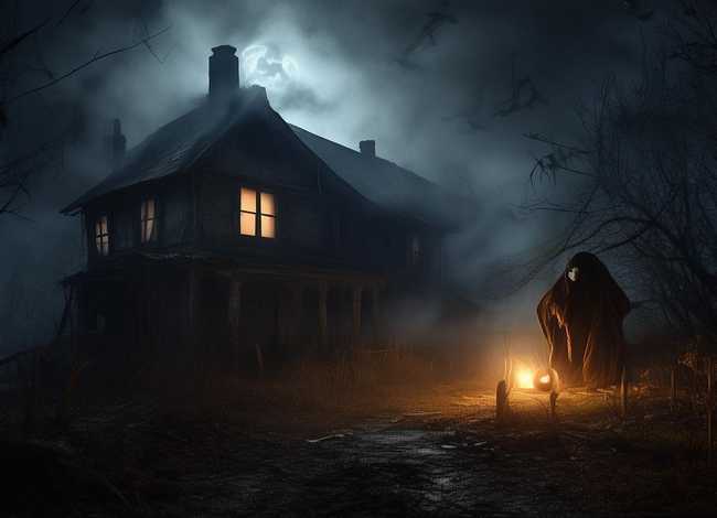 万圣节鬼故事吓人文字；万圣节鬼故事吓人文字图片
