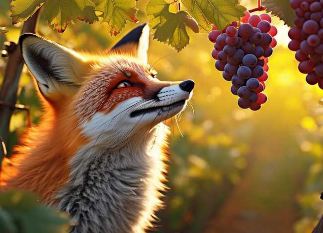 狐狸和葡萄园 - 狐狸和葡萄园的故事