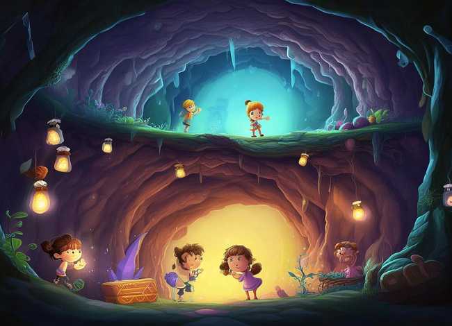 地下100层儿童故事，地下100层的故事