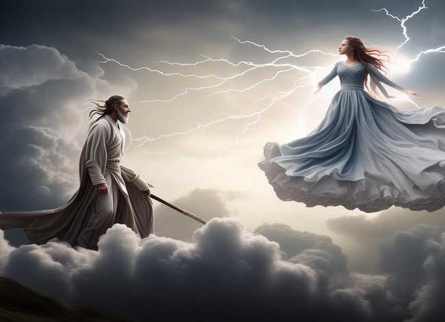 雷公与闪电娘娘的故事教案 - 雷公与闪电娘娘的故事教案设计