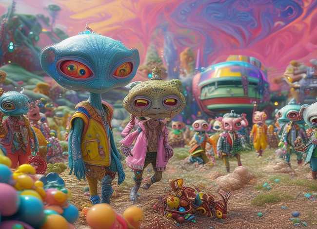 外星人儿童故事、幼儿外星人故事