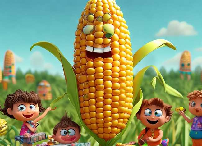 儿童动画大玉米故事、玉米的小故事幼儿园