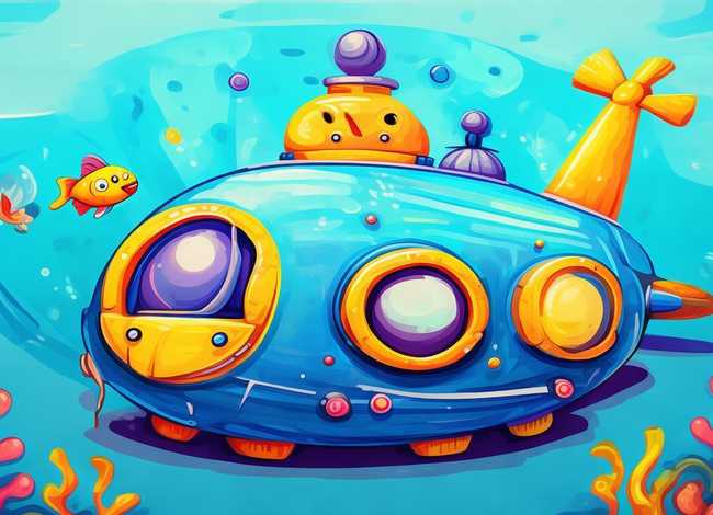 潜水艇儿童画作品、潜水艇儿童画作品图片 潜水艇儿童画作品、潜水艇儿童画作品图片