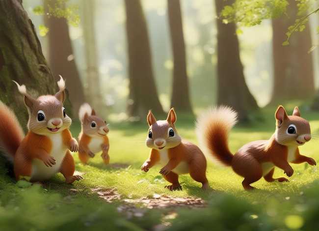 松鼠故事绘本、松鼠松鼠小松鼠的绘本故事全文内容 松鼠故事绘本、松鼠松鼠小松鼠的绘本故事全文内容