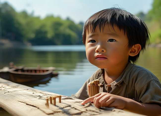 刻舟求剑的儿童故事，刻舟求剑简单的故事