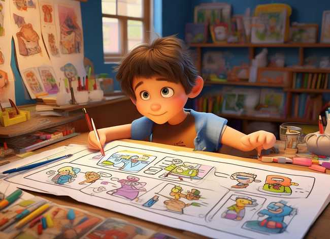 三年级儿童连环画怎么画 三年级儿童连环画怎么画图片