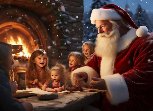 圣诞老人的故事儿童版简单；圣诞老人的故事幼儿园