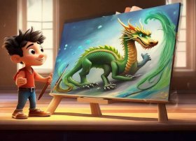 画龙点睛故事儿童视频 - 画龙点睛的故事视频真人版